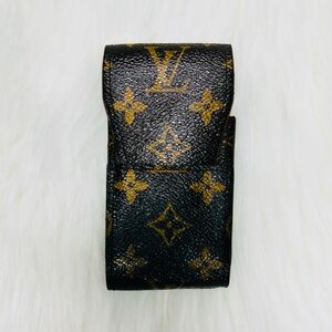 LOUIS VUITTON Monogram Leather Cigarette / Multi Use Case
